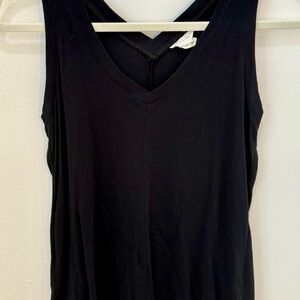 Caslon Black V-Neck Tank Top